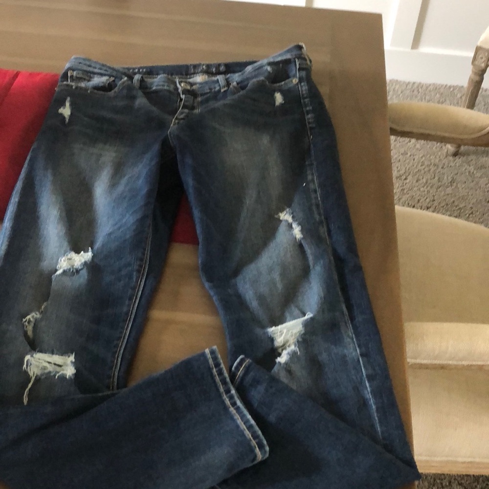 Lucky Distressed Brooke Legging Jeans-Ankle Length